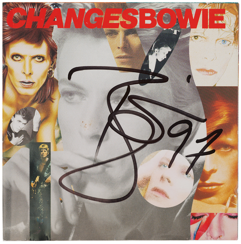 Lot 461 David Bowie Signed CD Insert - Changesbowie