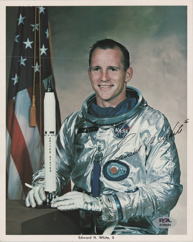 Lot 234 Edward H. White II Signed Photograph