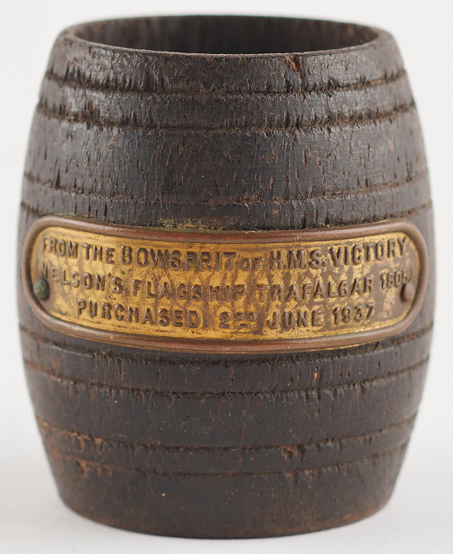 Lot 184 Horatio Nelson: HMS Victory Wooden Artifact