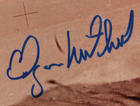 Lot #224 Edgar Mitchell Oversized Signed Photograph - Image 2