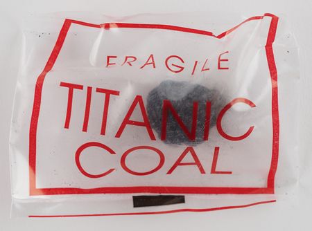 Lot #165 Titanic: Coal Piece Recovered from Wreck Site - Image 1
