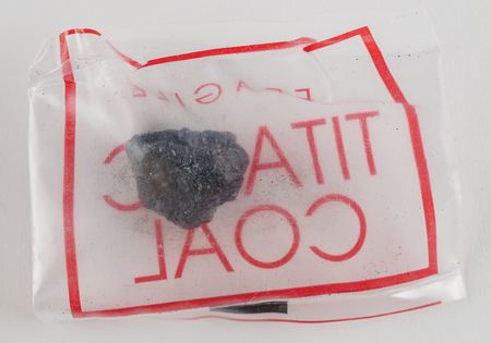 Lot #165 Titanic: Coal Piece Recovered from Wreck Site - Image 2