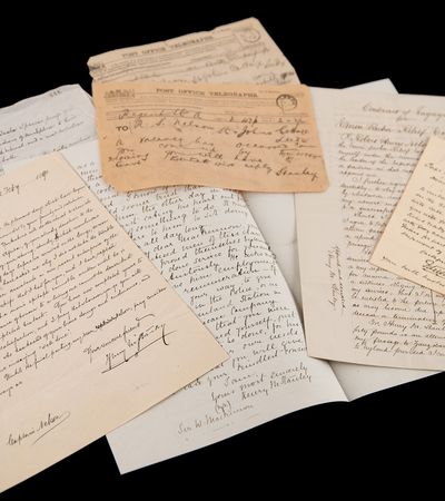 Lot #163 Henry M. Stanley: Robert Henry Nelson Letter and Document Archive for the Emin Pasha Relief Expedition - Image 1