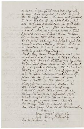 Lot #163 Henry M. Stanley: Robert Henry Nelson Letter and Document Archive for the Emin Pasha Relief Expedition - Image 10