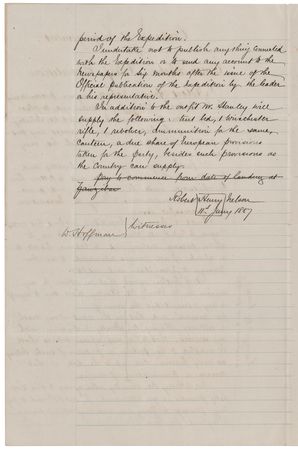 Lot #163 Henry M. Stanley: Robert Henry Nelson Letter and Document Archive for the Emin Pasha Relief Expedition - Image 6