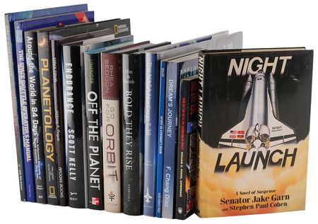Lot #231 Space Shuttle Astronauts (14) Signed Books - Image 1