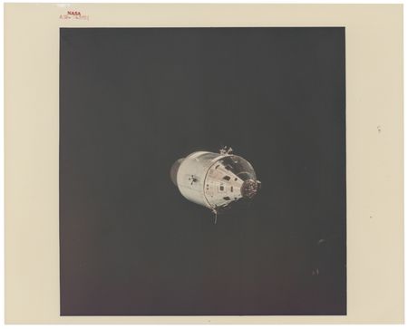 Lot #202 Apollo 9 Original 'Type 1' Photograph - Command Module Gumdrop - Image 1