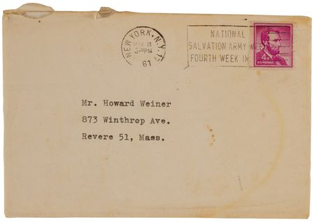 Lot #601 Lotte Lenya Typed Letter Signed on Mahagonny: 
