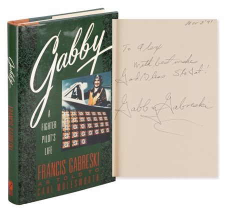 Lot #180 Gabby Gabreski Signed Book - Gabby: A Fighter Pilot's Life - Image 1
