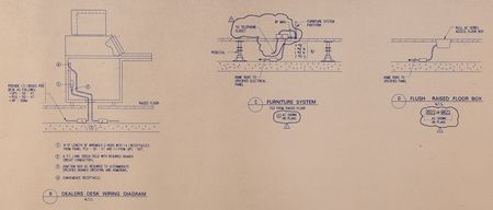 Lot #295 World Trade Center Set of (7) Original Blueprints for North Tower Floors 48 and 49 - Construction Plans for Dai-Ichi Kangyo Bank (1995) - Image 15