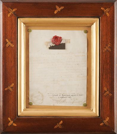 Lot #173 Napoleon Hair Relic, Cut at Saint Helena on the Day of His Death - Image 1