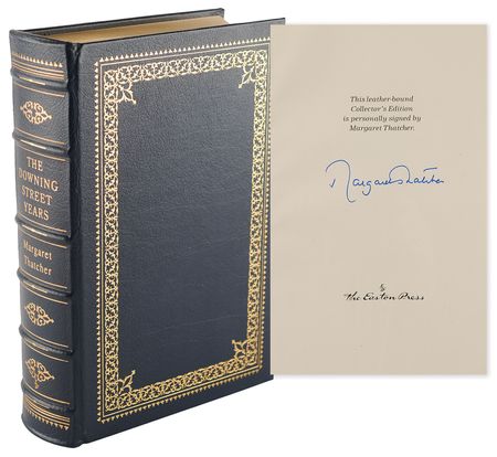 Lot #164 Margaret Thatcher Signed Book - The Downing Street Years - Image 1
