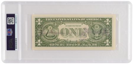 Lot #291 Andy Warhol Signed $1 Dollar Bill - Image 3