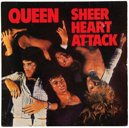 Lot #433 Queen Signed Inner Album Sleeve - Sheer Heart Attack - Image 2