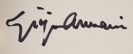 Lot #256 Giorgio Armani Signed Book - Per Amore - Image 2