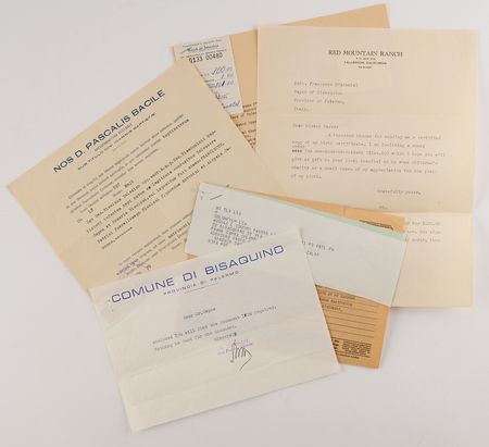 Lot #553 Frank Capra's Birth Certificate - Image 2