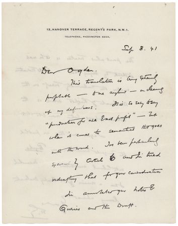 Lot #389 H. G. Wells Autograph Letter Signed on a Universal Declaration of Rights - Image 1