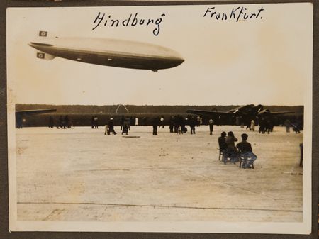 Lot #191 Hindenburg Photograph Album (1933-1936) with Original Pictures of Hugo Eckener<br/> and the LZ 129 Hindenburg - Image 10