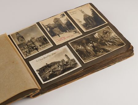 Lot #191 Hindenburg Photograph Album (1933-1936) with Original Pictures of Hugo Eckener<br/> and the LZ 129 Hindenburg - Image 12