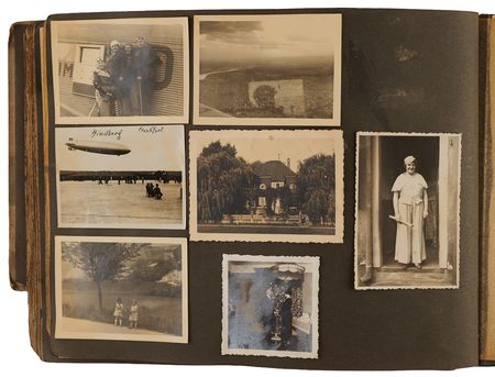 Lot #191 Hindenburg Photograph Album (1933-1936) with Original Pictures of Hugo Eckener<br/> and the LZ 129 Hindenburg - Image 3