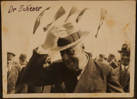 Lot #191 Hindenburg Photograph Album (1933-1936) with Original Pictures of Hugo Eckener<br/> and the LZ 129 Hindenburg - Image 5