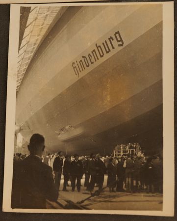 Lot #191 Hindenburg Photograph Album (1933-1936) with Original Pictures of Hugo Eckener<br/> and the LZ 129 Hindenburg - Image 8