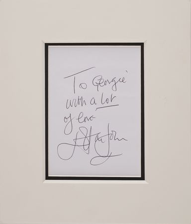 Lot #474 Elton John Signature - Image 1