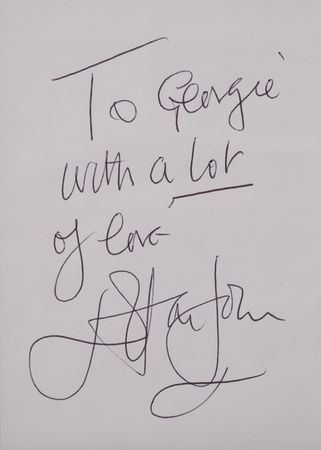 Lot #474 Elton John Signature - Image 2
