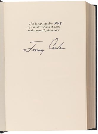 Lot #29 Jimmy Carter (5) Signed Books - Image 6