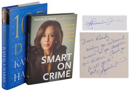 Lot #143 Kamala Harris (2) Signed Books - Smart on Crime and 107 Days - Image 1