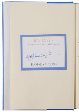 Lot #143 Kamala Harris (2) Signed Books - Smart on Crime and 107 Days - Image 3