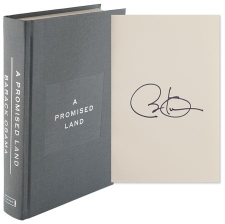 Lot #59 Barack Obama Signed Book - A Promised Land - Image 1