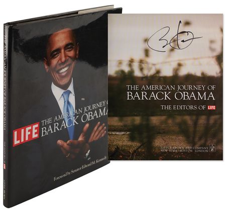 Lot #58 Barack Obama Signed Book - The American Journey of Barack Obama - Image 1