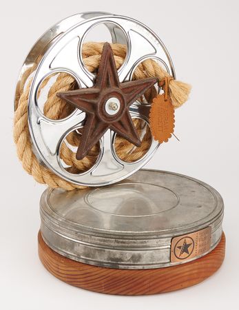 Lot #569 Farrah Fawcett's 2003 Texas Film Hall of Fame Award - Image 2