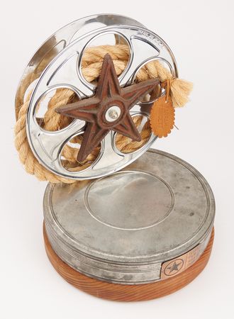 Lot #569 Farrah Fawcett's 2003 Texas Film Hall of Fame Award - Image 5