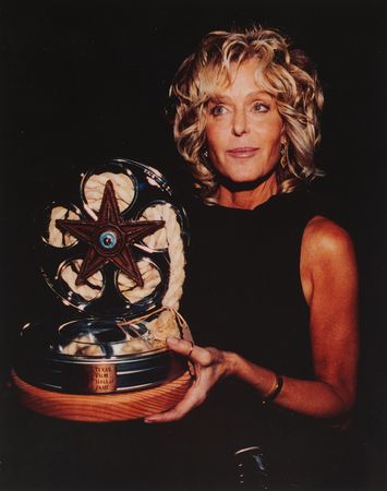 Lot #569 Farrah Fawcett's 2003 Texas Film Hall of Fame Award - Image 9