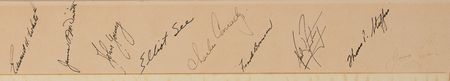 Lot #193 NASA Astronaut Groups 1 and 2 (Mercury 7 and New Nine) Fully Signed Photograph - Image 2
