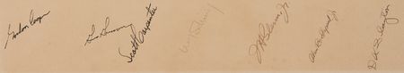 Lot #193 NASA Astronaut Groups 1 and 2 (Mercury 7 and New Nine) Fully Signed Photograph - Image 3