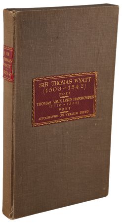 Lot #357 Thomas Wyatt Document Signed - Excessively Rare Autograph of the 16th-Century English Poet, Who Introduced the Sonnet to English Literature - Image 4
