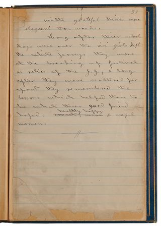 Lot #324 Louisa May Alcott Handwritten Manuscript for 