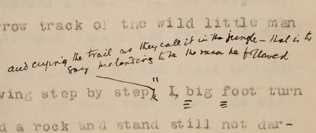 Lot #345 Rudyard Kipling Hand-Corrected Typed Manuscript for 