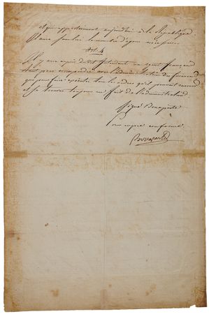 Lot #175 Napoleon Document Signed, Establishing the Administrative Structure of Occupied Egypt - Image 2