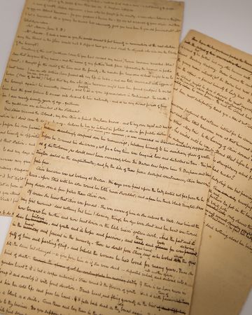 Lot #352 William Makepeace Thackeray Handwritten Manuscript for 'The Newcombes' - Image 1