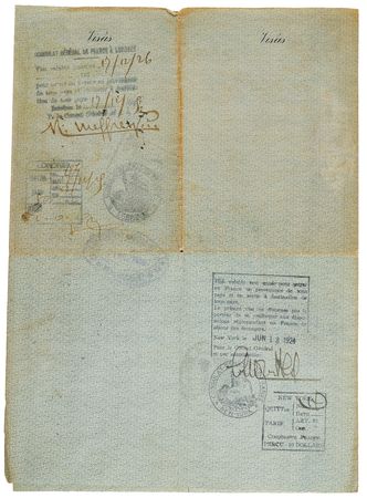 Lot #113 Robert Oppenheimer Historic Twice-Signed U.S. Passport (1924) - The 20-Year-Old Harvard Graduate Travels to Europe to Start His Pivotal Studies at Cambridge and Göttingen - Image 8