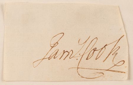 Lot #118 James Cook Signature - Immensely Rare Autograph of the Famed British Explorer - Image 3