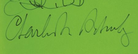 Lot #315 Charles Schulz Signed Sketch of Snoopy in Book - Sandlot Peanuts - Image 2