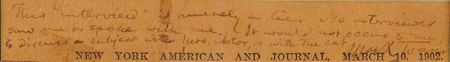 Lot #331 Samuel L. Clemens Autograph Note Signed: 