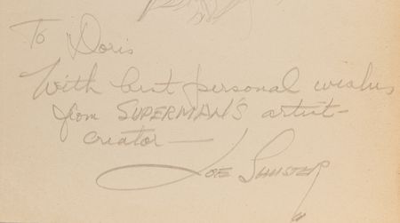Lot #301 Joe Shuster Original Sketches of Superman, Clark Kent, Lois Lane, and Jimmy Olsen - Image 2