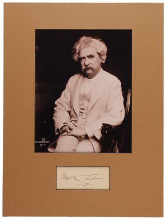 Lot #332 Samuel L. Clemens Signature - Image 1
