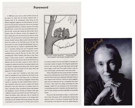 Lot #140 Jane Goodall (2) Signed Items - Image 1